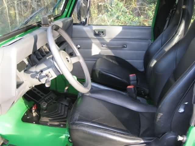 Jeep Wrangler intérieur siège