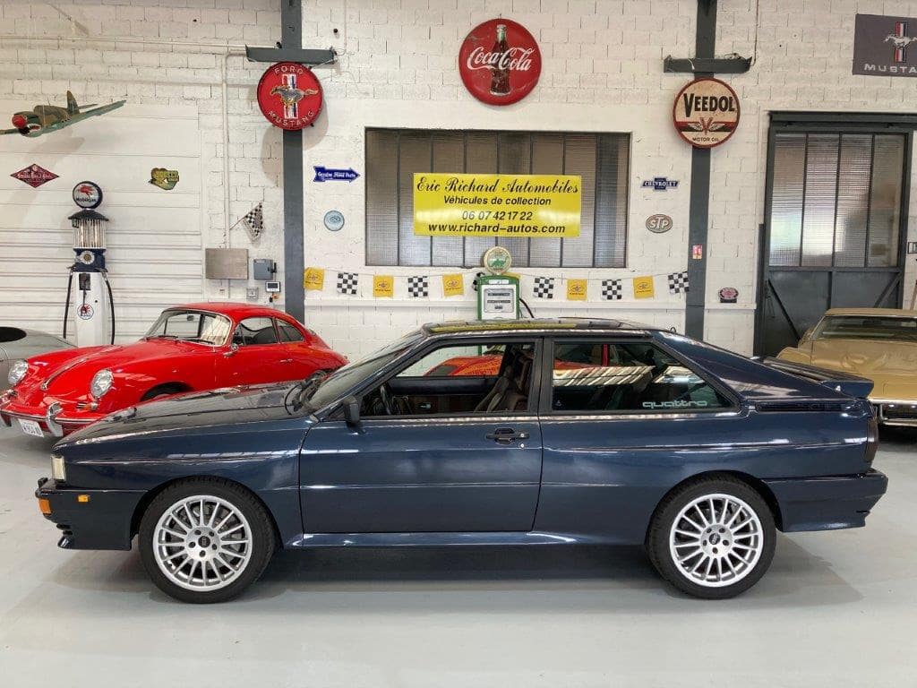 Audi UR Quattro Type 85 WR2 de 1983 profil gauche
