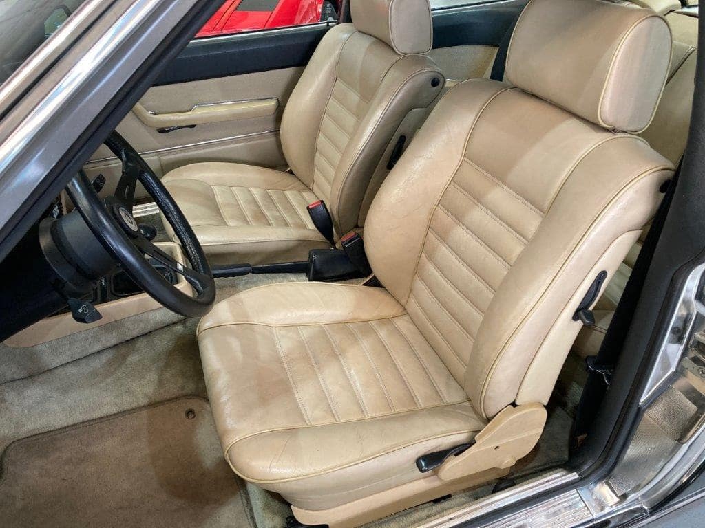 BMW 635 CSI de 1980 intérieur siège