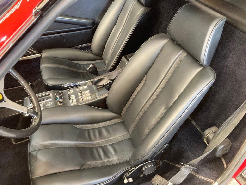 Ferrari 308 GTB de 1978 intérieur siège