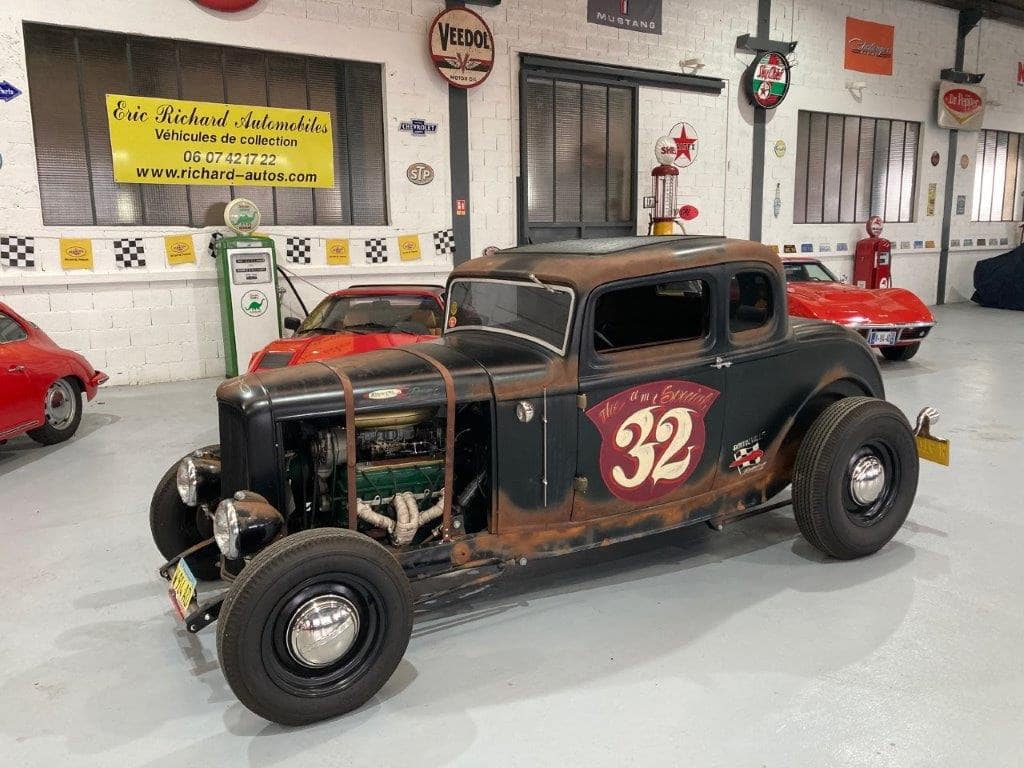 Ford Hot-rod V8 350ci de 1932 3/4 avant