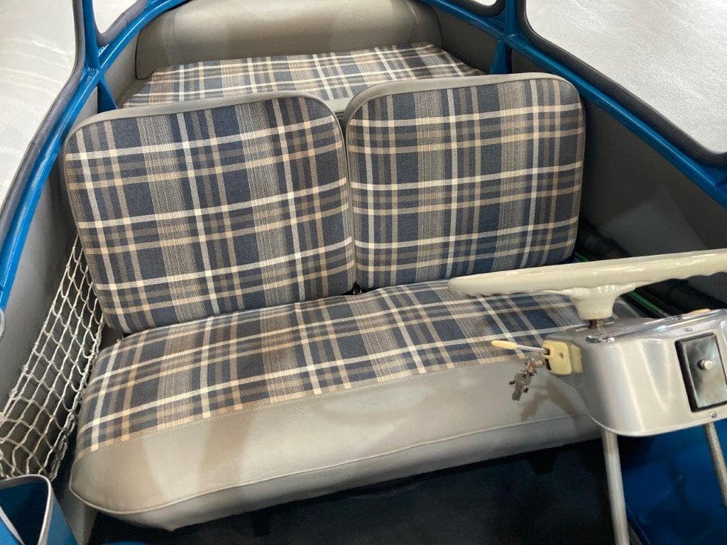 Heinkel Kabine 153 de 1959 intérieur siège