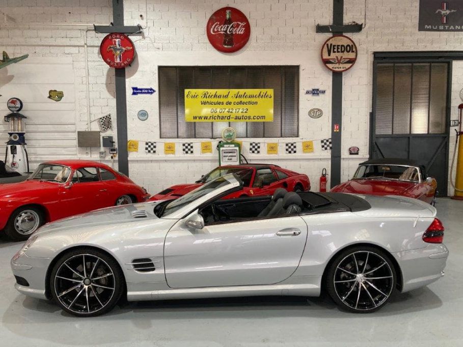 Mercedes 500 SL W230 AMG de 2001 profil gauche