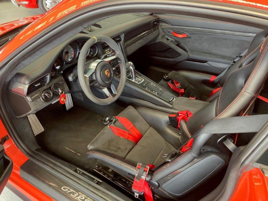 Porsche 991 GT3 RS de 2015 intérieur tableau de bord