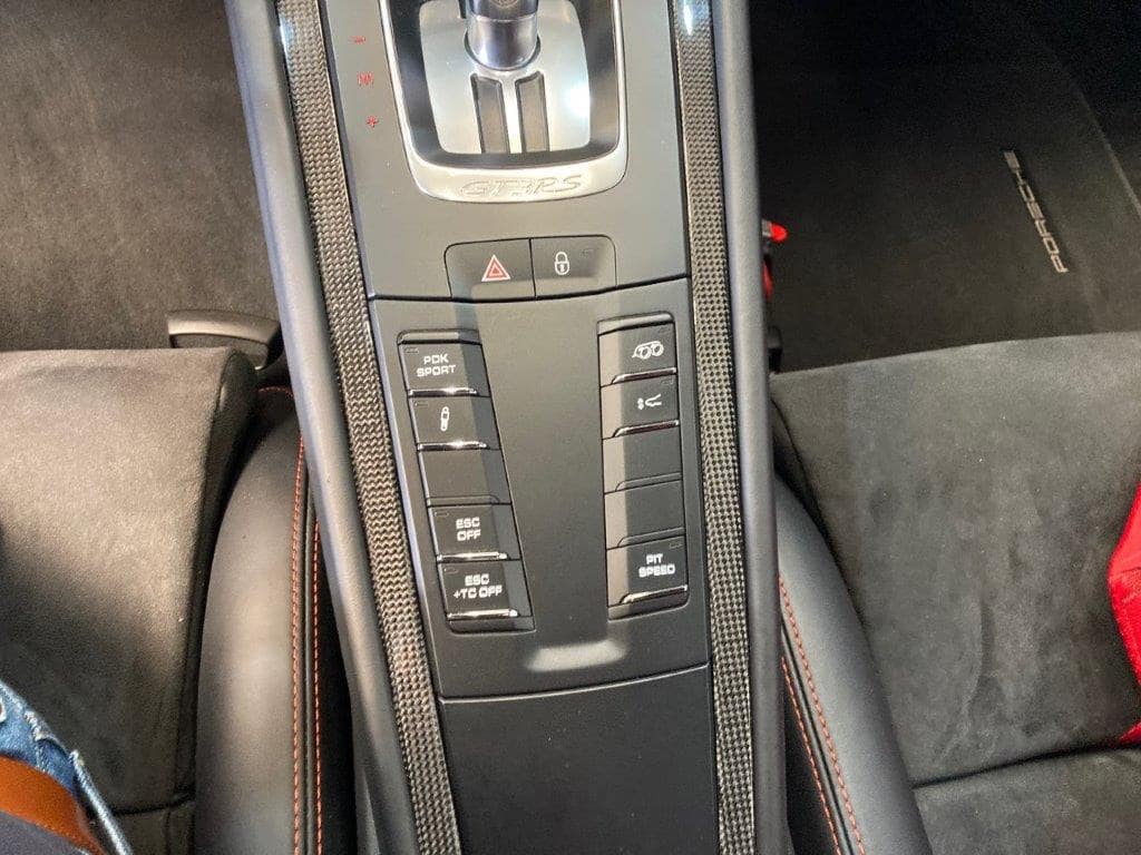 Porsche 991 GT3 RS de 2015 intérieur tableau de bord