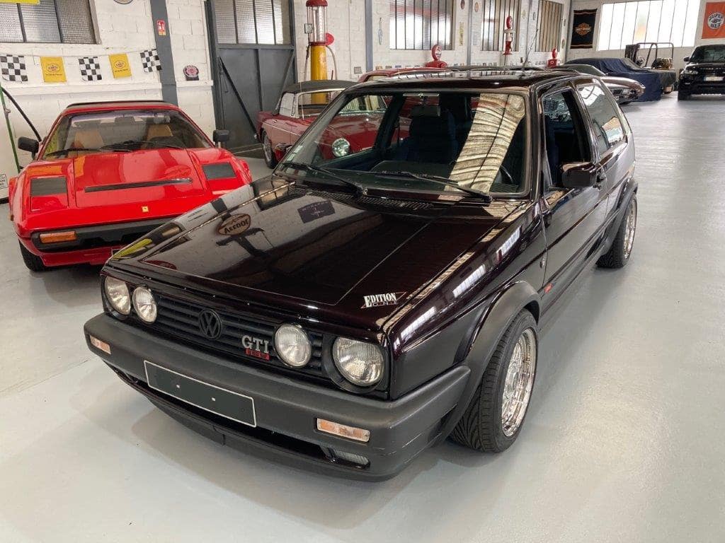 VW Golf II GTI 16 s de 1986 3/4 avant